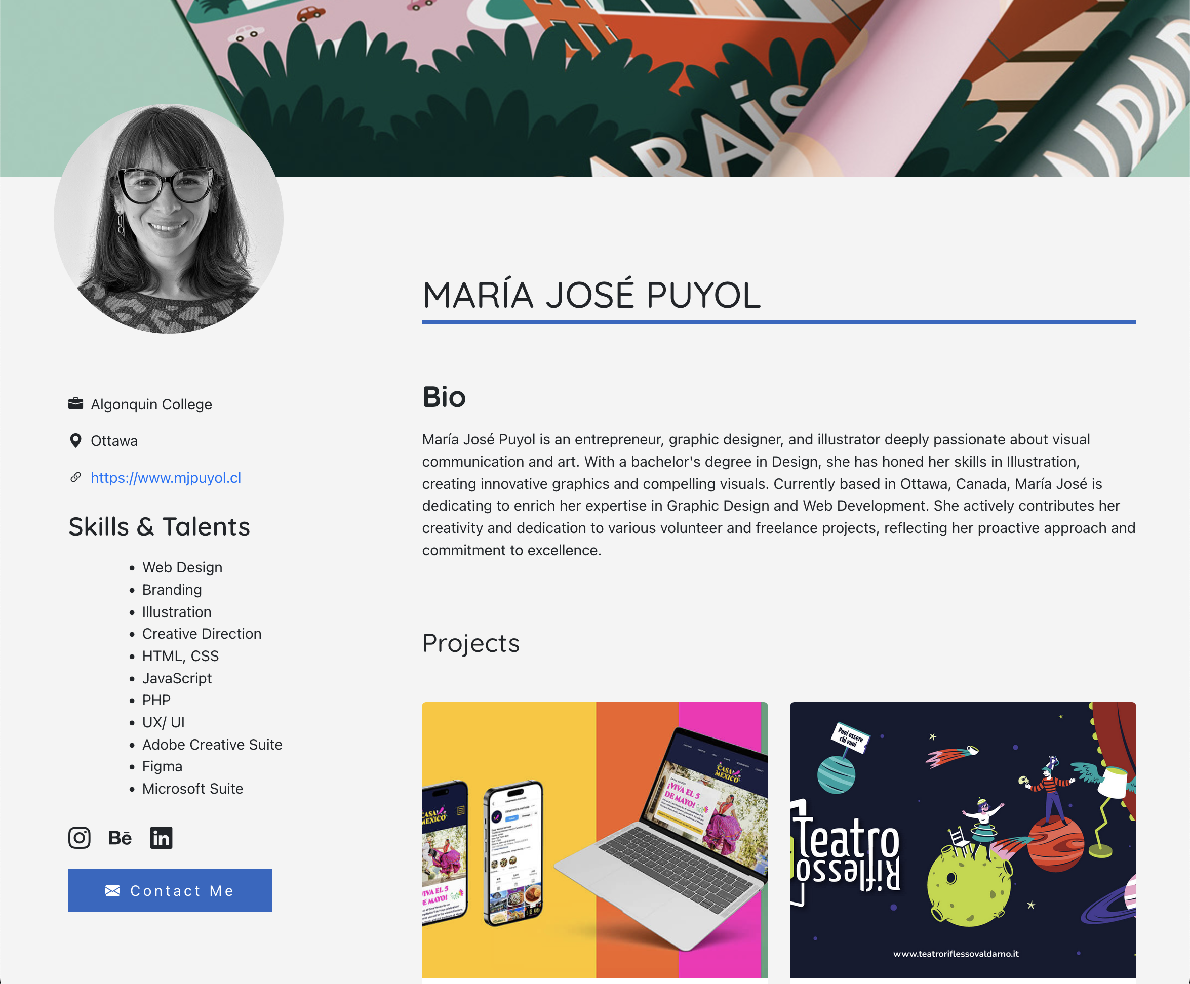 IMD Student Profile Template